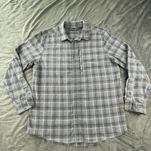 Free Country Men’s Shirt Size L Plaid‎ Long Sleeve